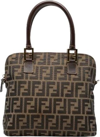 Fendi Pre-owned Handbags, female, Brown, Size: ONE SIZE Pre-owned Satchel