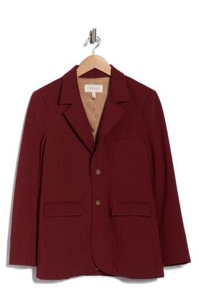 The Great. The Geo Jacquard Blazer in Mulled Wine at Nordstrom Rack, Size 3 (Fits Like 12-14 Us)
