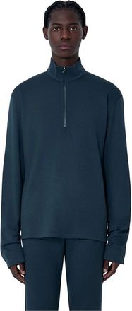 Rier Polar Jogging Shirt - Heren - Sportshirts - Zwart - L - Wol - Fitness