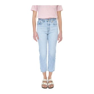 Levi's Dames, Jeans, Blauw, Maat: W28 L28 Katoen