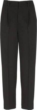 Pantaloni Torino Broek - Dames - Vrijetijds broeken - Zwart - XL - Leer - Broeken