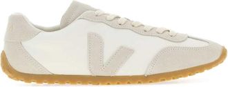 Veja White Color Block Sneakers