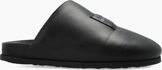 Givenchy Mens Leather Mules Black - Size: 11
