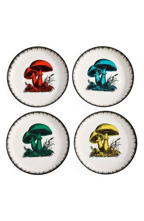 Jonathan Adler Botanist Canap&eacute; Plate Set in Multicolor at Nordstrom