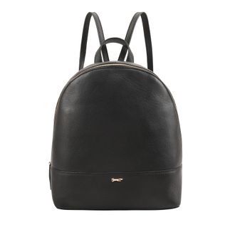 Paul Costelloe Womens Hera Black Leather Backpack Bag - One Size