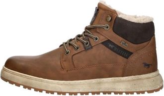 Mustang Veterschoenen Hoog - Heren - Winterlaarzen - Bruin - 45 EU - Schoenen