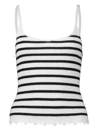 Ulla Johnson Klea tank top - women - Rayon/Viscose/Cellulose Acetate/Polyester - L - White