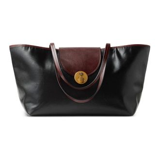 Versace Tote Bags, female, Black, Size: ONE SIZE Medusa Tote