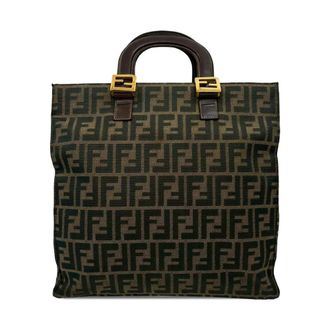 Fendi Pre-owned Graphic Print Handbag - Dames - Vintage Shopper - Bruin - ONE Size - Vintage