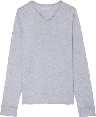 Zadig&Voltaire Monastir long-sleeve T-shirt - Grey