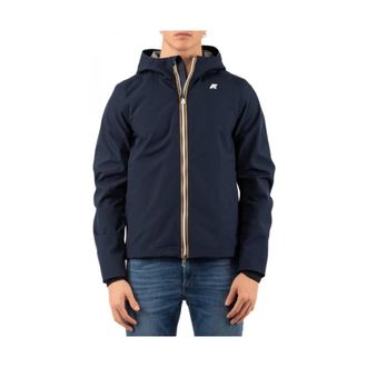 K-Way Lichtgewicht- Inpakbare Jas - Heren - Winterjassen - Blauw - L - Polyester - Jassen