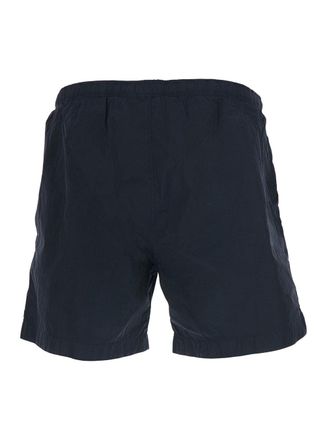 C.P. Company Mens Swim Shorts Tech Fabric Blue Polyamide Beachwear Sea Clothing