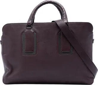 Bottega Veneta Pre-owned Bottega Veneta Leather Business Bag Unisex YMLH19RGAKVI7N2Q