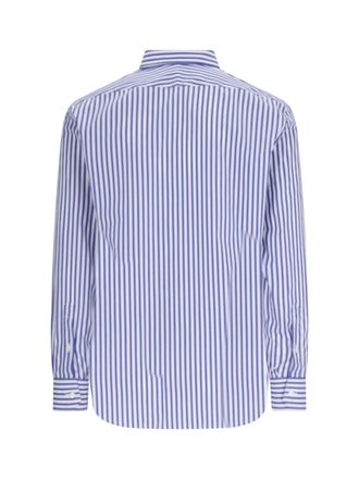 Laboratorio del Carmine Mens Shirts Blue Cotone