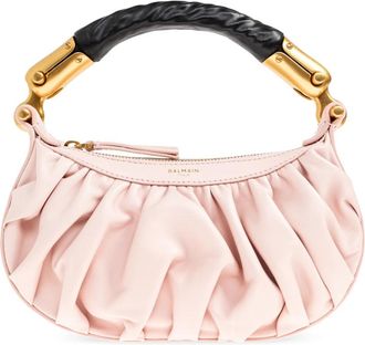 Balmain Ebene Mini Handtas - Dames - Handtassen - Roze - ONE Size - Leer - Tassen