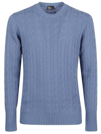 Drumohr Blue Round-neck Sweater