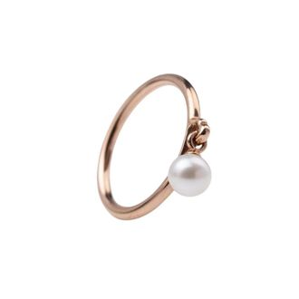 Pandora Contemporary Pearl Ring - female - Pandora - Rings - Pink - 52 MM - Accessories