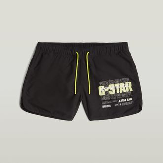 G-Star Carnic Graphic Zwemshort - Zwart - Heren