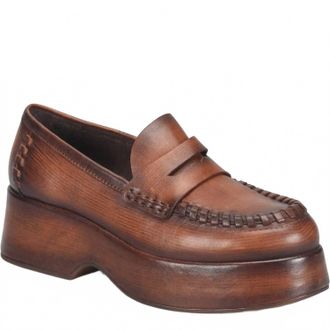 Kork-ease Womens Pixie Loafers In Brown Cuero