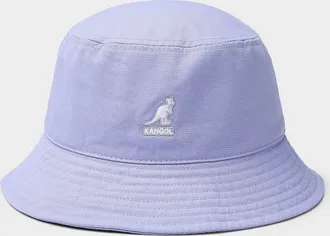 Kangol Womens Embroidered-logo colourful bucket hat