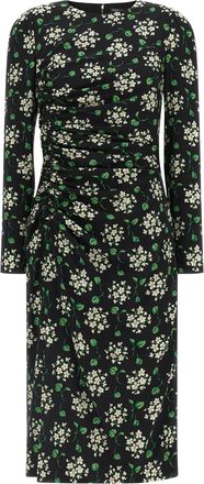 Dolce & Gabbana Black Synthetic Midi Womens Dress
