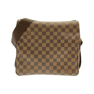 Louis Vuitton Pre-owned Cross Body Bags, female, Brown, Size: ONE SIZE Pre-owned Naviglio Damier Shoulder Bag