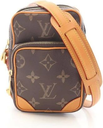 Louis Vuitton Borsa a spalla in pelle monogramma Louis Vuitton Pre-owned Amazon - - Pre-owned - Uomo - Marrone - ONE SIZE