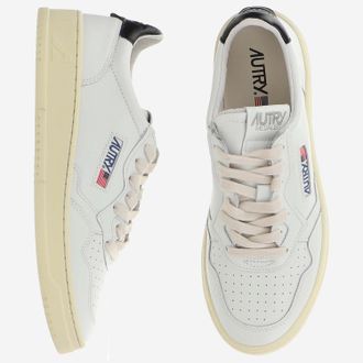 Autry Mens Sneakers Medalist Low White Leather Trainers