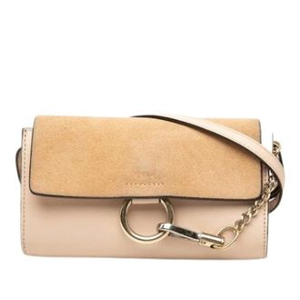 Chlo&eacute; Borsa a tracolla Mini Faye Pre-owned - - Pre-owned - Donna - Beige - ONE SIZE