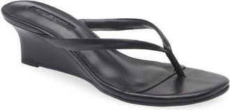 Tony Bianco Edgy Wedge Sandal in Black Vintage at Nordstrom, Size 7.5