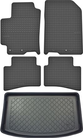 OEM Juego De Alfombrillas De Goma Para Coche Y Maletero Para Kia Rio Iv Yb Hatchback De Febrero De 2017