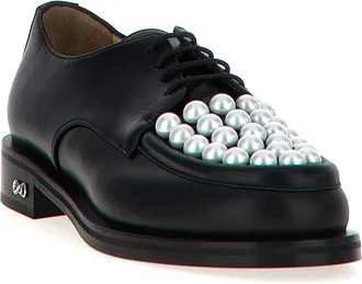 Mach & Mach Womens Bicolor Calfskin Oxfords And Derbies Shoe