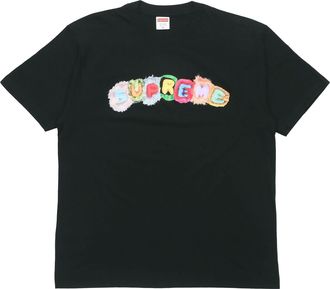 SUPREME Week 7 Pillows Tee Multi-Color Alphabet Logo Short Sleeve Unisex Black SUP-FW19-722