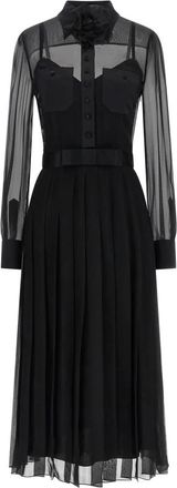 Dolce & Gabbana Kleedjes - Dames - Shirt Kleedjes - Zwart - M - Kleedjes