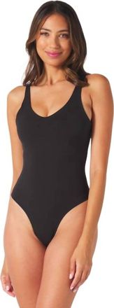 Glyder Sculpt Body Suit In Black