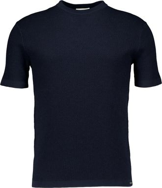 Gentiluomo Round Neck Ss T-shirt - Heren - T-shirts - Blauw - XL - Tops