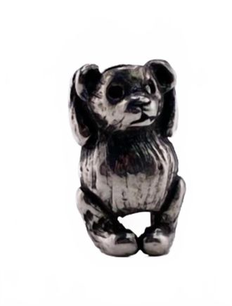 Trollbeads Womens Hugging Bear Bead Charm In Silver