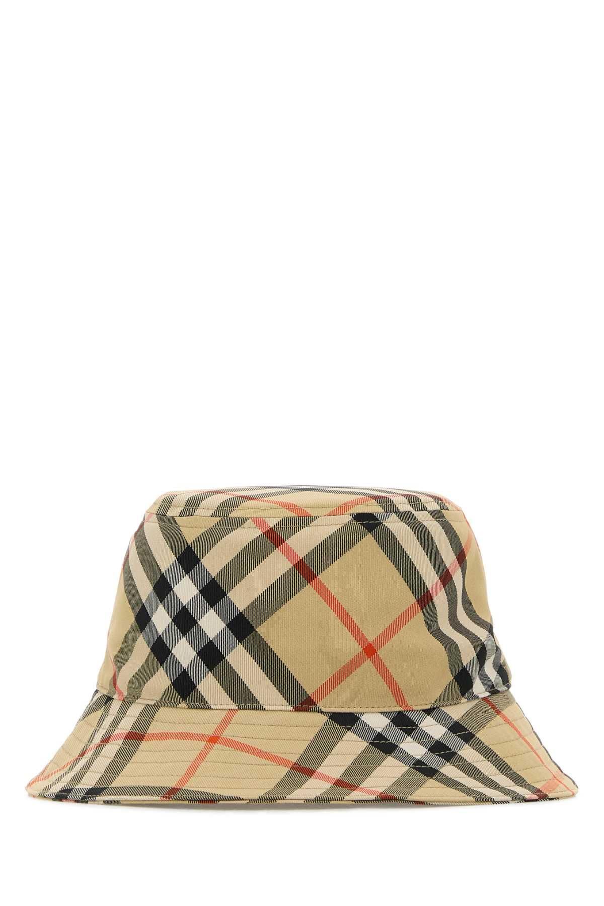 NWT Burberry Tan Corduroy Knight Stamp Bucket Hat Size M Burberry Knight-stamp corduroy bucket hat - Neutrals from  main image 2