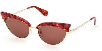 Max & Co. MO0102 54E Womens Sunglasses Gold Size 56