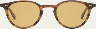 Mr. Leight Mens Marmont II Acetate Round Sunglasses