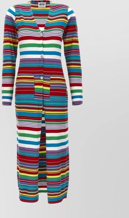 Moschino striped knitted dress