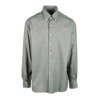 Alessandro Gherardi Heren, Overhemden, Groen, Maat: 3XL Katoen