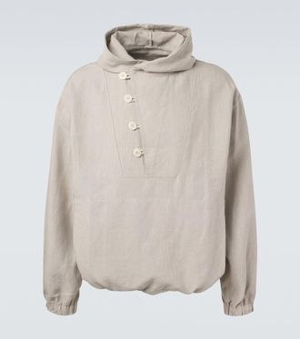 St&ograve;ffa St&ograve;ffa Hooded linen jacket