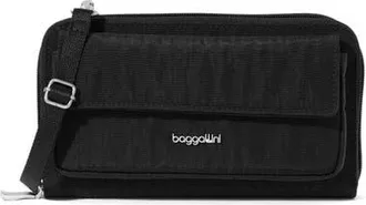 Baggallini RFID Phone Wallet Crossbody Bag in Black at Nordstrom