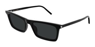 Saint Laurent SL 890 BETTY THIN 001 Mens Sunglasses Black Size 54