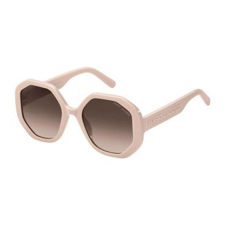 Marc Jacobs Round Full Rim Sunglasses - Beige