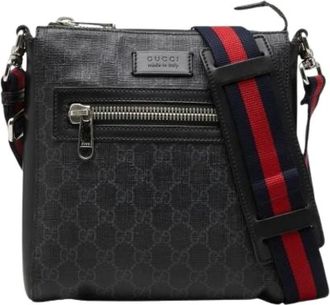 Gucci unisex, Pre-owned, Zwart, Maat: ONE Size Leer