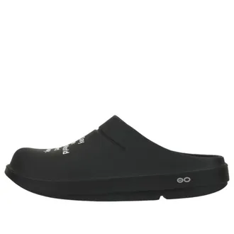 Oofos x Takahiromiyashita The Soloist Listen to The Soloist Clog Black SOF-0017SS23