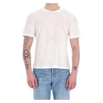 Brunello Cucinelli Hombre, Camisetas, Blanco, Talla: L