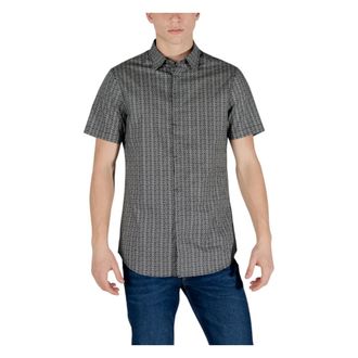 A|X Armani Exchange Hombre, Camisas, Negro, Talla: M